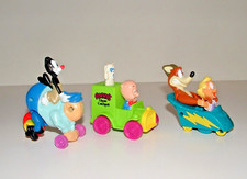 McDonald's / Warner Bros Rolling Wheeled Character 3 , Vintage, pre-owned