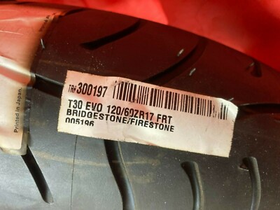 BRIDGESTONE MOTORCYCLE TIRE BATTLAX T-30 EVO 120/60ZR17 (55W