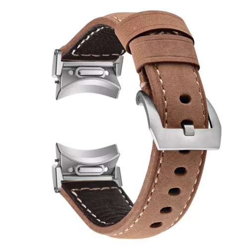 Für Samsung Galaxy Watch 6 5 4 40/44mm Classic 43/47mm 5 Pro Leder Band Strap - Bild 10 von 30