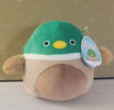 Squishmallows Kellytoy Bird Squad Avery the Mallard Duck 8" Plush Toy NWT