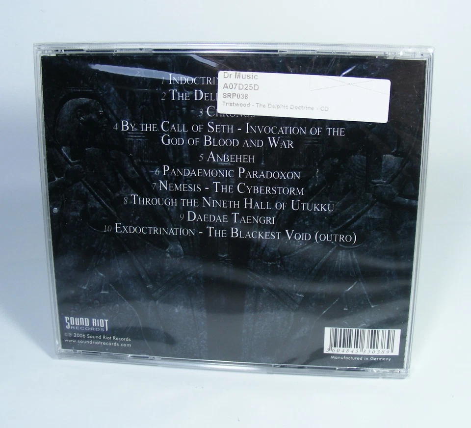 TRISTWOOD The Delphic Doctrine CD Album NEU Industrial Death Black Metal - Bild 2 von 2