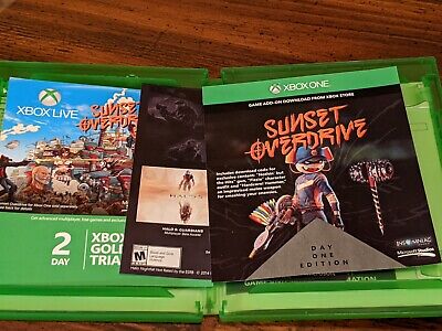 Sunset Overdrive [ DAY ONE Edition ] (XBOX ONE) unsealed but new pics