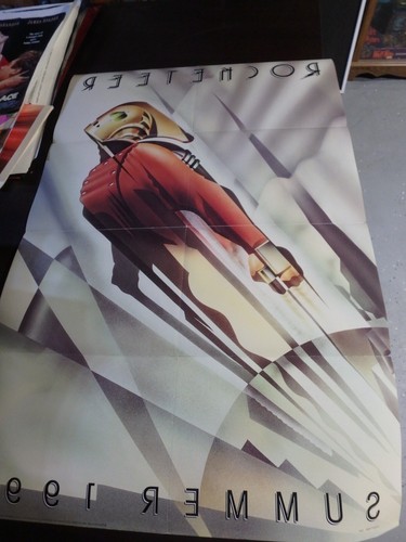 "THE ROCKETEER" TIMOTHY DALTON 1991 ORIGINAL D/S ONE SHEET POSTER - Picture 6 of 6