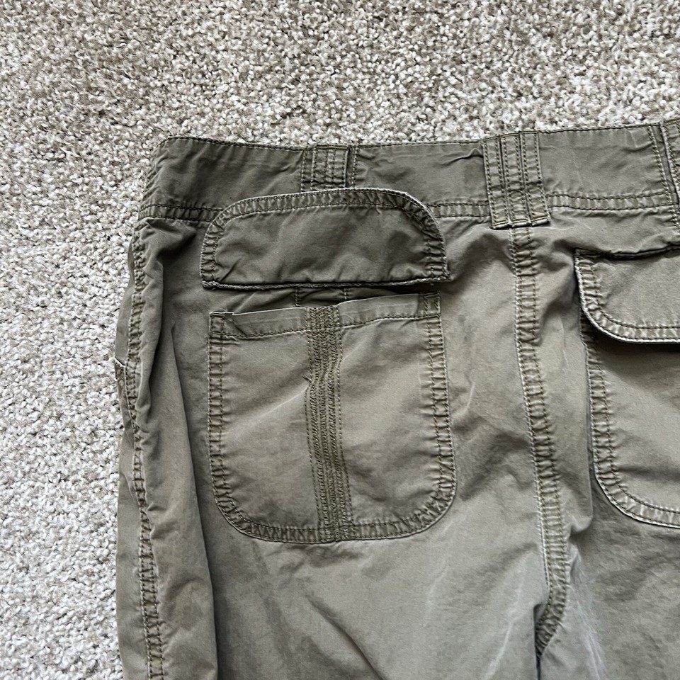 Women’s y2k Grunge Green Khaki Low Rise Cargo Pants Size 8 eBay