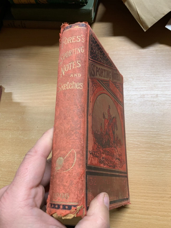 1906 FORES'S SPORTING NOTES & SKETCHES VOL 23 ILLUSTRATED HARDBACK BOOK (P5) - Image 2 of 4