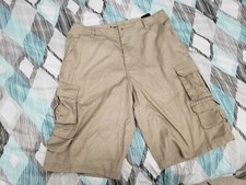 Men Casual Fashion Chino Cargo Shorts Pants Multi Pockets Summer Beach Trousers.