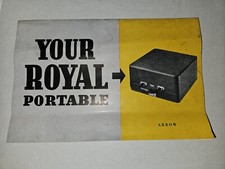 Original Royal Arrow Typewriter User Instruction Manual 1940s Models thumbnail