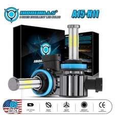 6-Sides H8 H9 H11 LED Headlight Super Bright Bulbs 450000LM High/Low Beam 6000K