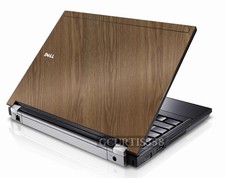 WOOD Vinyl Lid Skin Cover Decal fits Dell Latitude E6400 Laptop