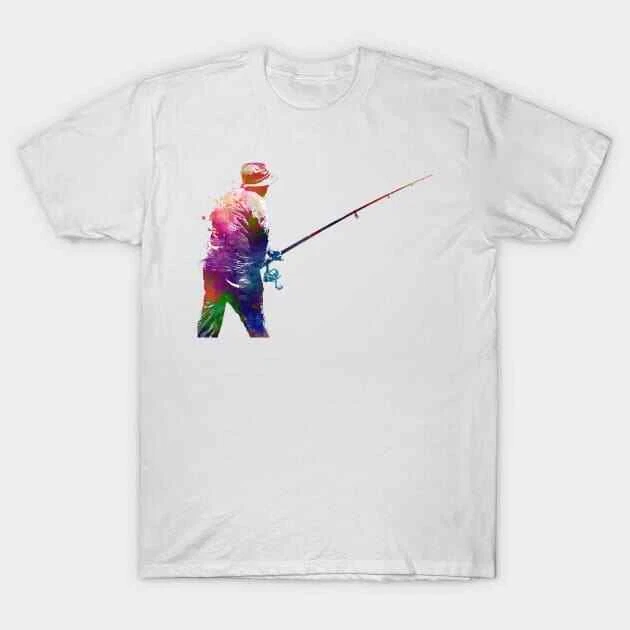 Fishing sport art #fishing Made in Australia T-Shirt