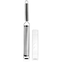 Flache KüChenreibe Reibe Reibeisen Mit Stahlgriff Fein 38 Cm