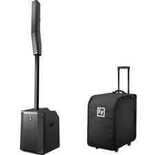 Electro-Voice EVOLVE 50 Portable Subwoofer & Column Speaker Kit Bundle w/ Case