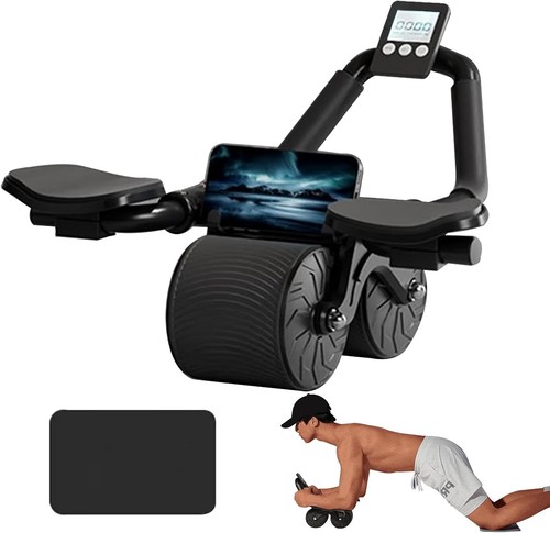 Elbow Support Automatic Rebound Abdominal Wheel,Ab Roller