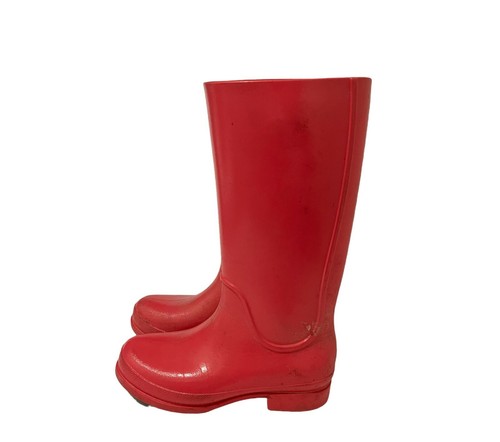 CROCS Girls Hot Pink Tall Rainboots 