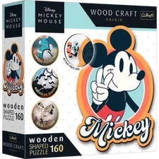 Trefl Wood Craft 160 Piece Wooden Puzzle - Disney's Mickey Mouse