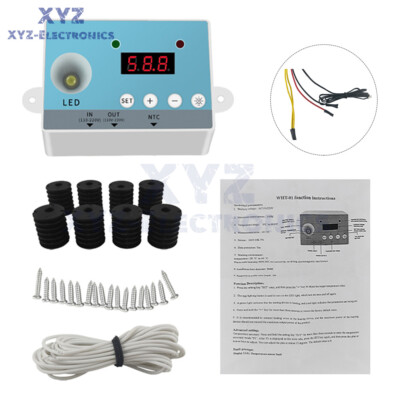 AC110-220V Digital Automatic Temperature Controller Incubator Thermostat DIY Kit