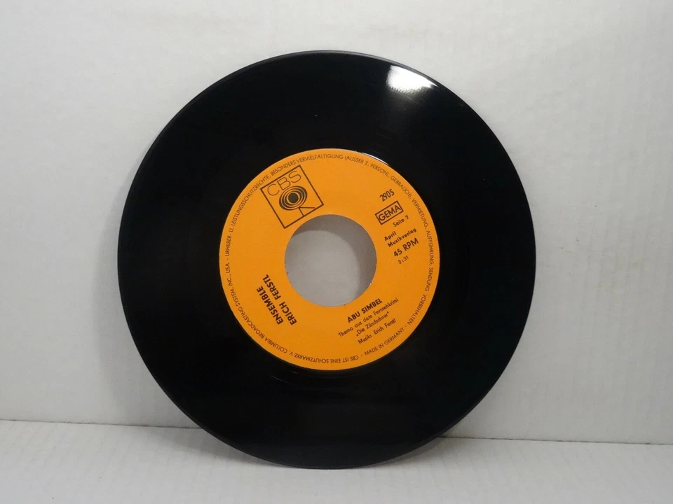 ENSEMBLE ERICH FERSTL - Fliegender Sand (TV Melodie) 👉 7"Single CBS 1967 nMint - Bild 4 von 4