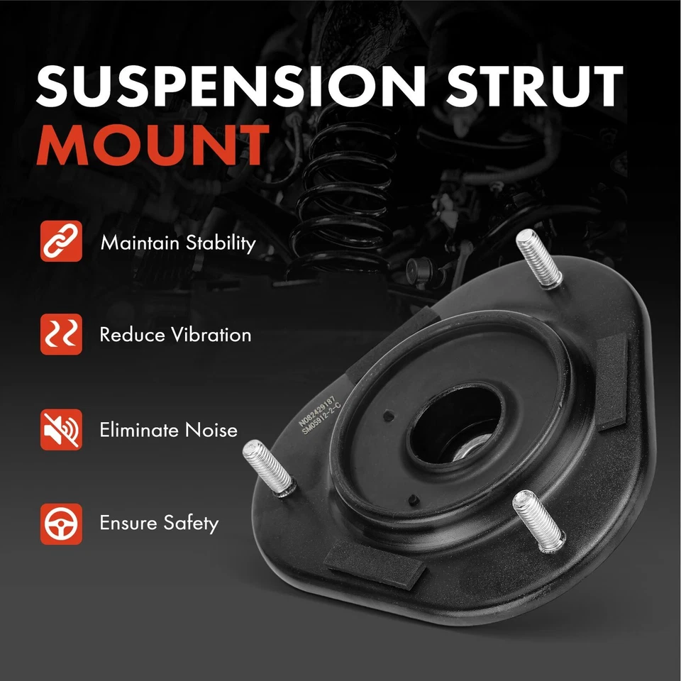 2x Front Suspension Strut Mount for Toyota Corolla 1988-2002 Chevrolet Geo Prizm - Image 2 of 4