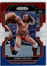 2022 Panini Prizm WWE #105 James Drake Red, White and Blue