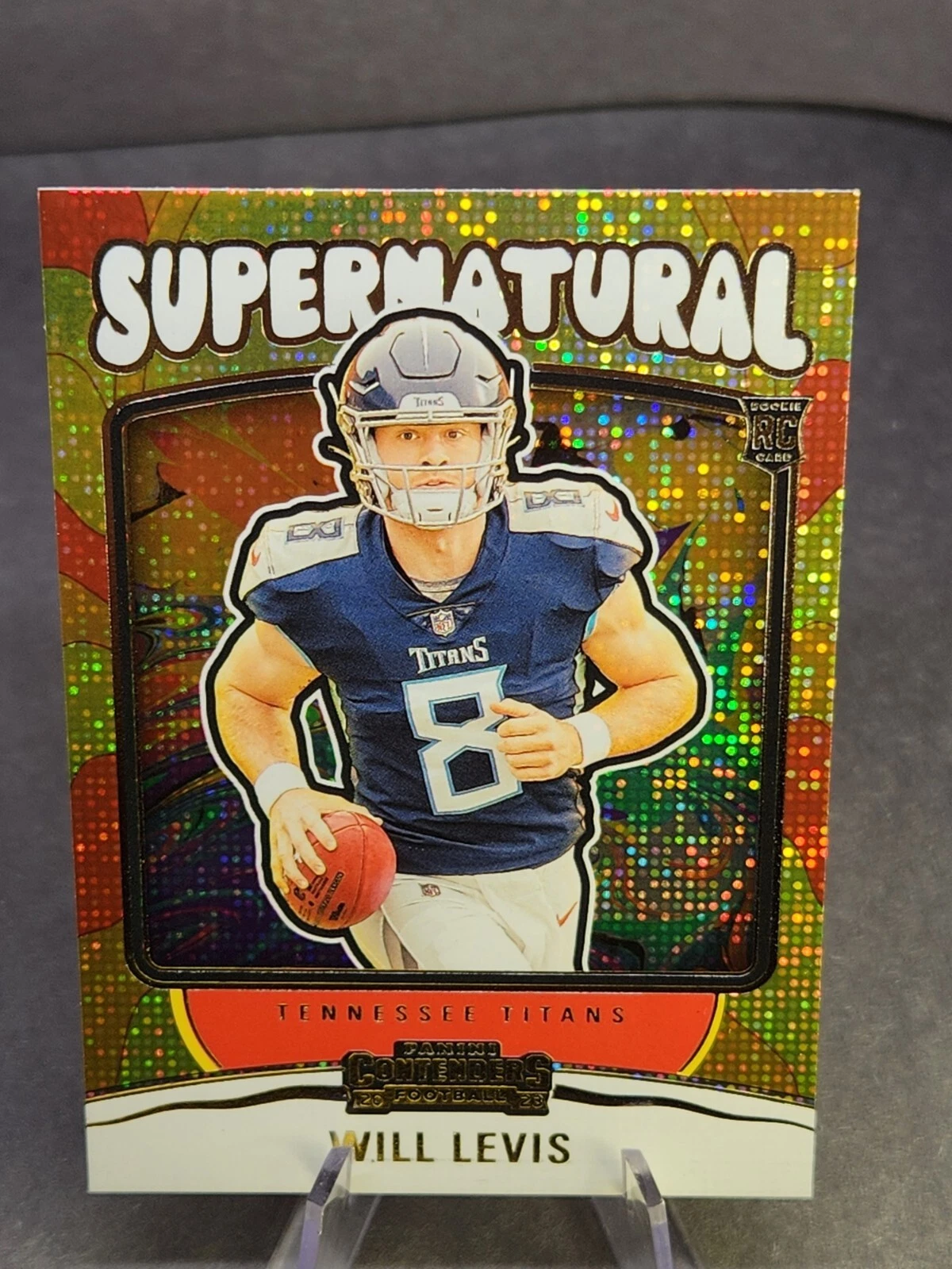 2023 Panini Contenders Football WILL LEVIS Supernatural Rookie RC Titans