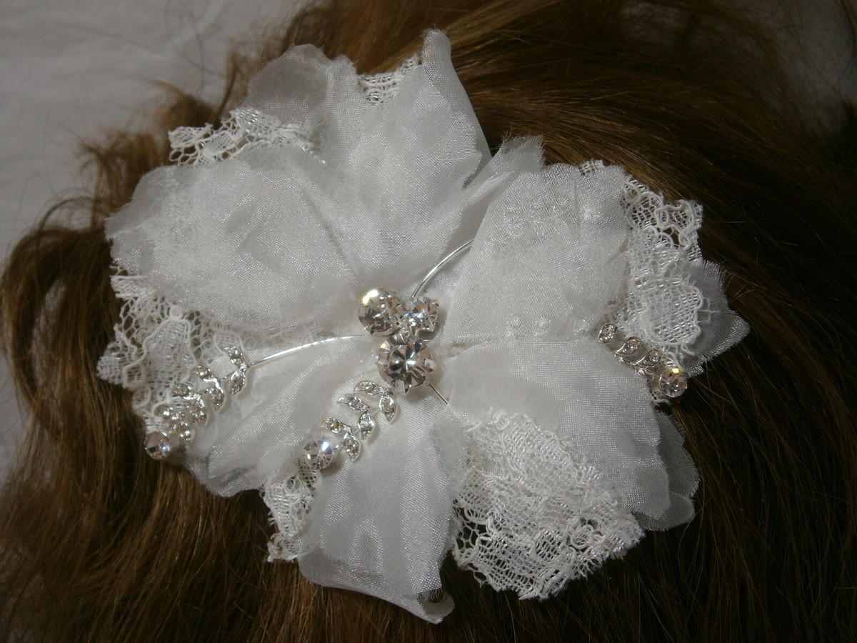 Kleinfelds Bridal Hair Piece Kleinfeld Wedding Hair Clip Sash Belt Swarovski Crystals  main image 2