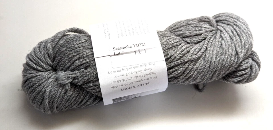 Swan Island Pure Blend voluminoso 85 % merino orgánico/15 % mezcla de alpaca sin teñir 100 g Foto 2 de 2