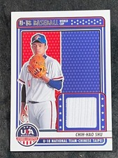 2023 Panini USA Baseball Stars & Stripes JERSEY Chih-Hao Shu, item 2