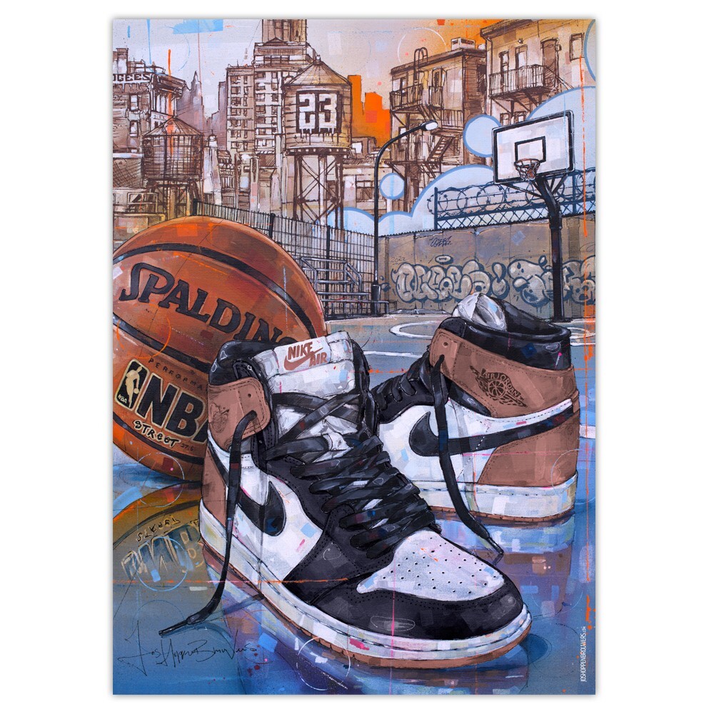 Nike air Jordan 1 Rust Pink poster (50x70cm / 19.68×27.56 inch) | eBay