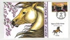 2014 COLLINS HANDPAINTED FDC 4846 CHINESE LUNAR NEW YEAR OF THE HORSE