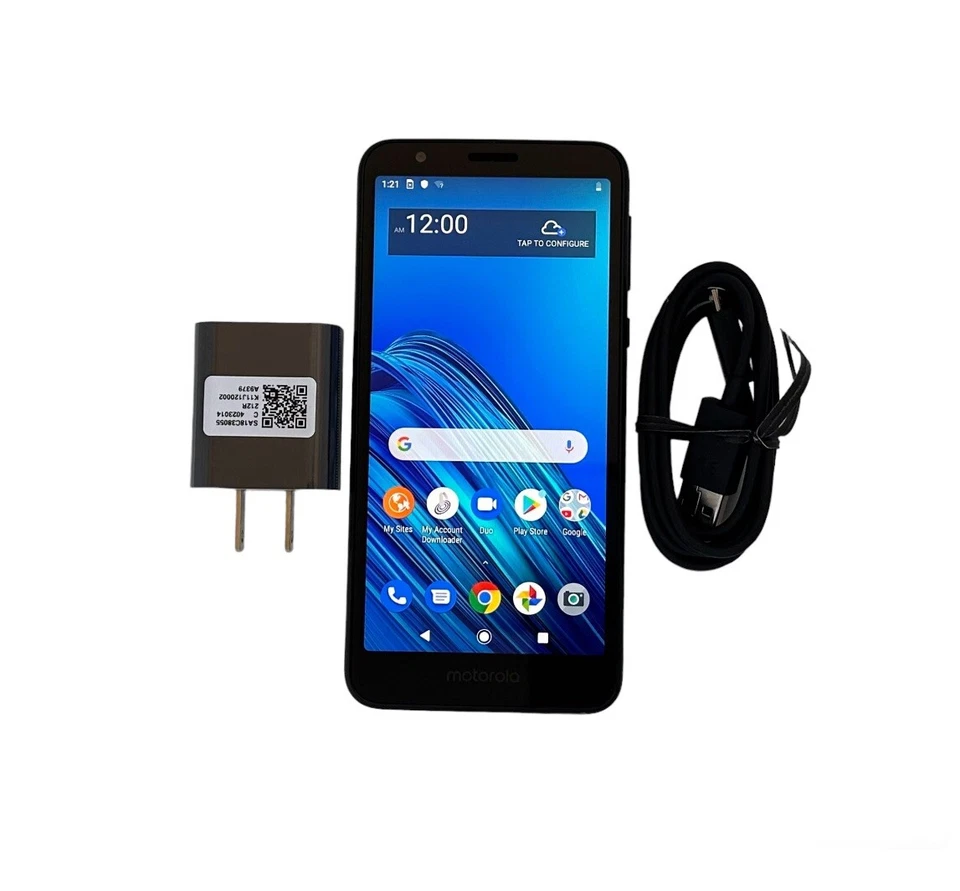 Motorola Moto E6 XT2005DL 16GB Black TracFone Android 9 Smart Phone Grade A, - Image 2 of 4