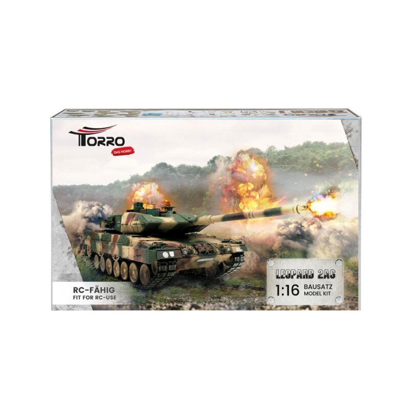 TAMIYA LEOPARD 2 A6 メインバトルタンク 1/16 Tamiya 56020 Rc Leopard 2 A6 1/16 scale / Tamiya USA