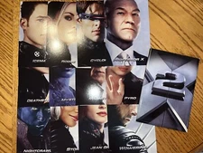 X-MEN 2 PROMOTIONAL POSTCARDS - COMPLETE SET OF 12 (2003) with Slip Sleeve