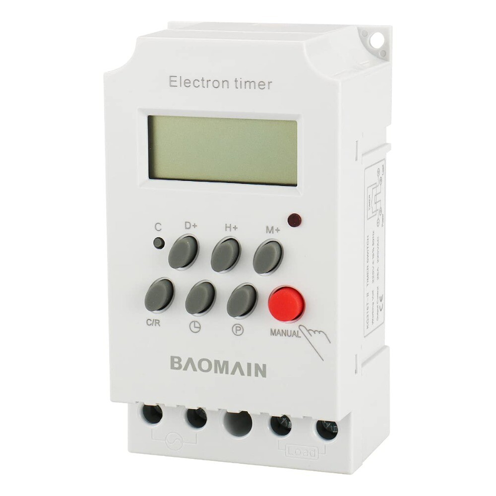 Plastic Time Control Timer 220v Timer Switch Electrician | eBay
