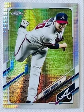 2021 Topps Chrome Charlie Morton Prizm Refractor Card #174 Mint+ 💎