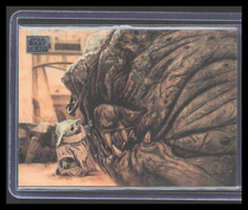 2024 Topps Star Wars Chrome Galaxy CALMING TOUCH Base #53 TWSG