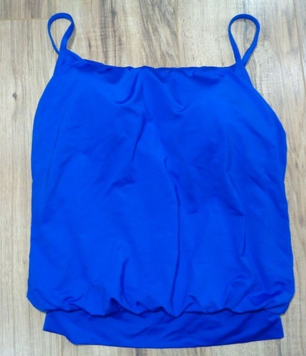 Jantzen Size 10 Blue New Women's Tankini Swim Top Swimwear - Picture 3 of 12
