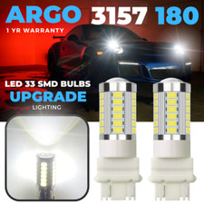 3157 180 Led DRL Xenon White Reverse P27/7w Stop Tail Brake Light Wedge Bulbs