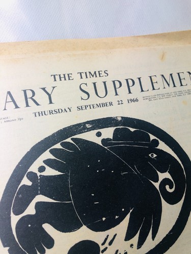 Newspaper The Times Literary Supplement September 1966 Vintage News Paper ra - Picture 2 of 4