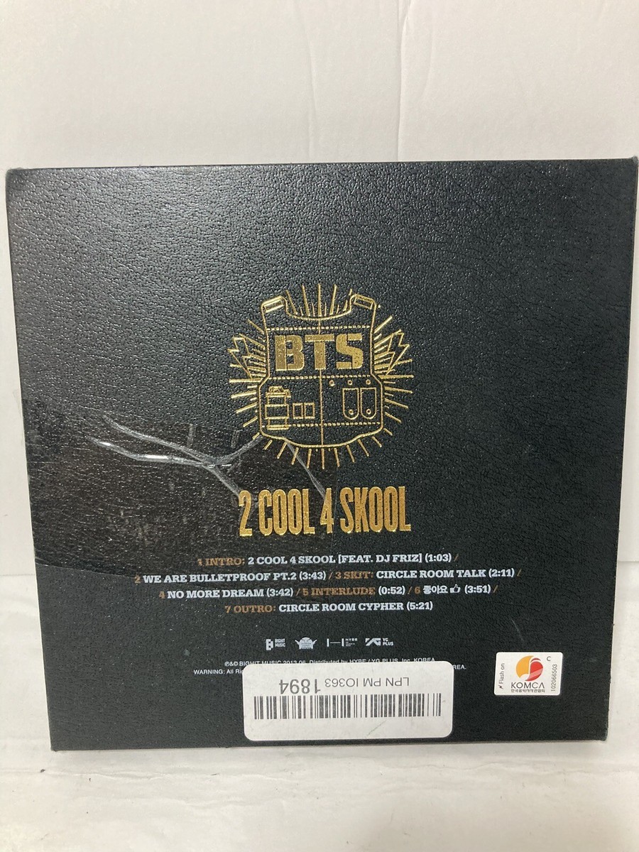 BTS ジョングク 直筆 サイン / 2 COOL 4 SKOOL BTS [2 COOL 4 SKOOL] All Member Autographed Signed Promo