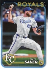 2024 Topps UPDATE KANSAS CITY ROYALS BASE Team Set (9 cards)