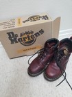 Vintage Doc Martens 939 Boots in Burgundy, 6 eyelet, England UK6 US7 Pre-Owned