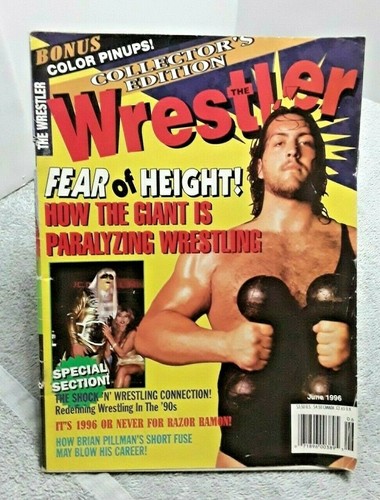 The Wrestler June 1996 Magazine Giant Razor Ramon Scott Hall Goldust
