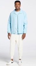 NWT DSG X TWITCH  ALLISON Men's Coaches Jacket in Cloudless Sky Size XL