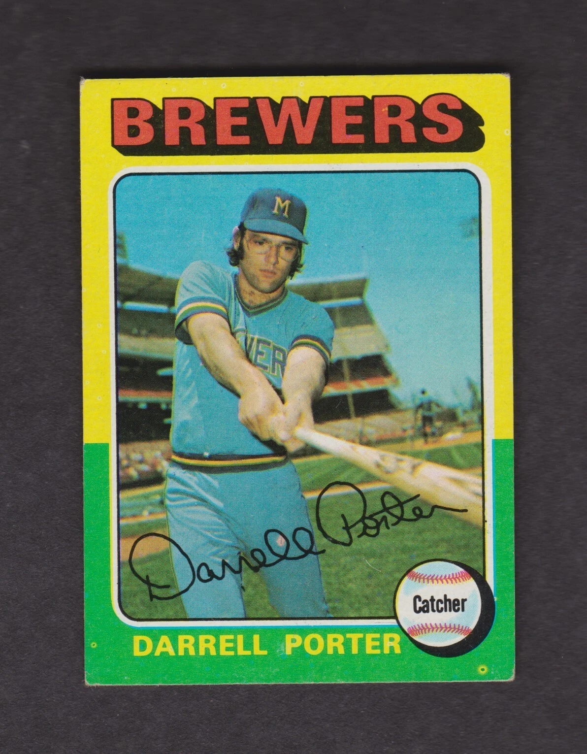 Darrell Porter trading card
