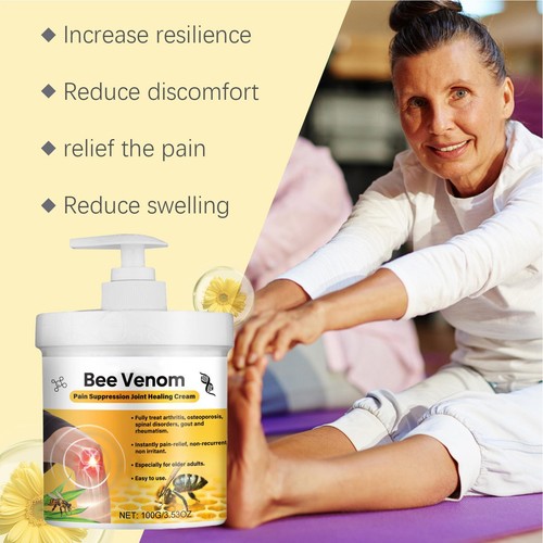 Bee-Venom Pain-Cream For Joint-Bone Healing-Arthritis Pain Relief Care Cream - Foto 6 di 12