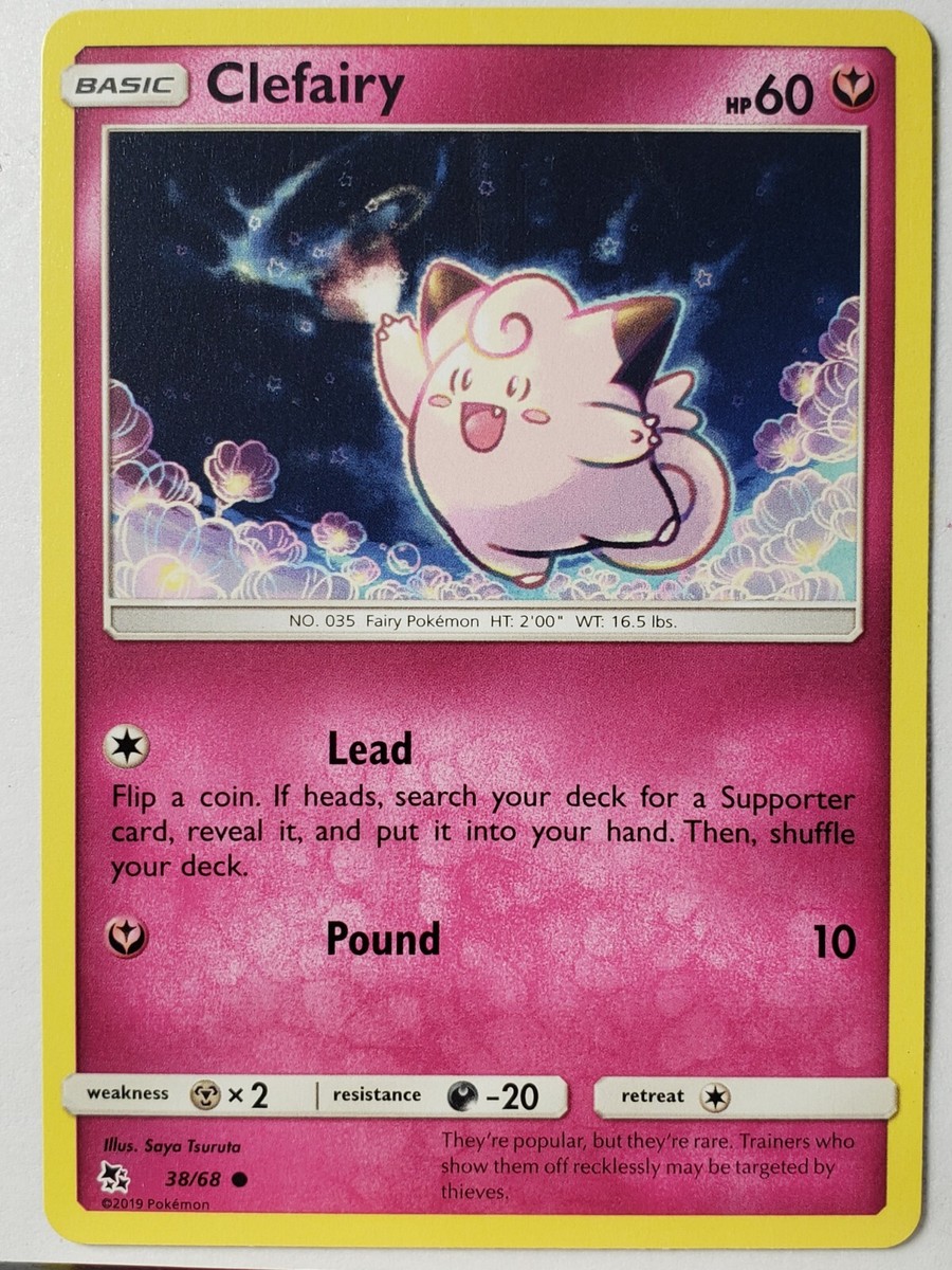 VCF1 2nd Edition 烈風　弐式 lleqpue9 Clefairy 38/68 - NM - Hidden Fates Pokemon Card - Saya