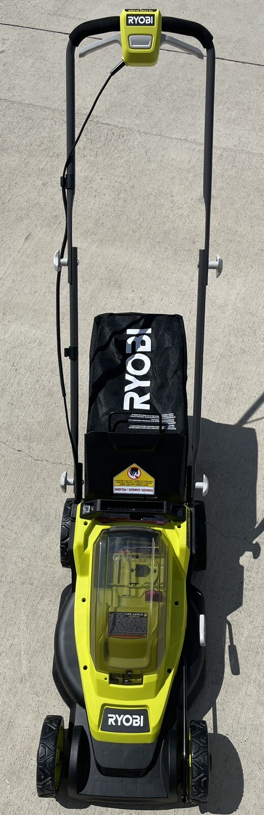 Ryobi P1108BTLVNM Walk-Behind Lawn 