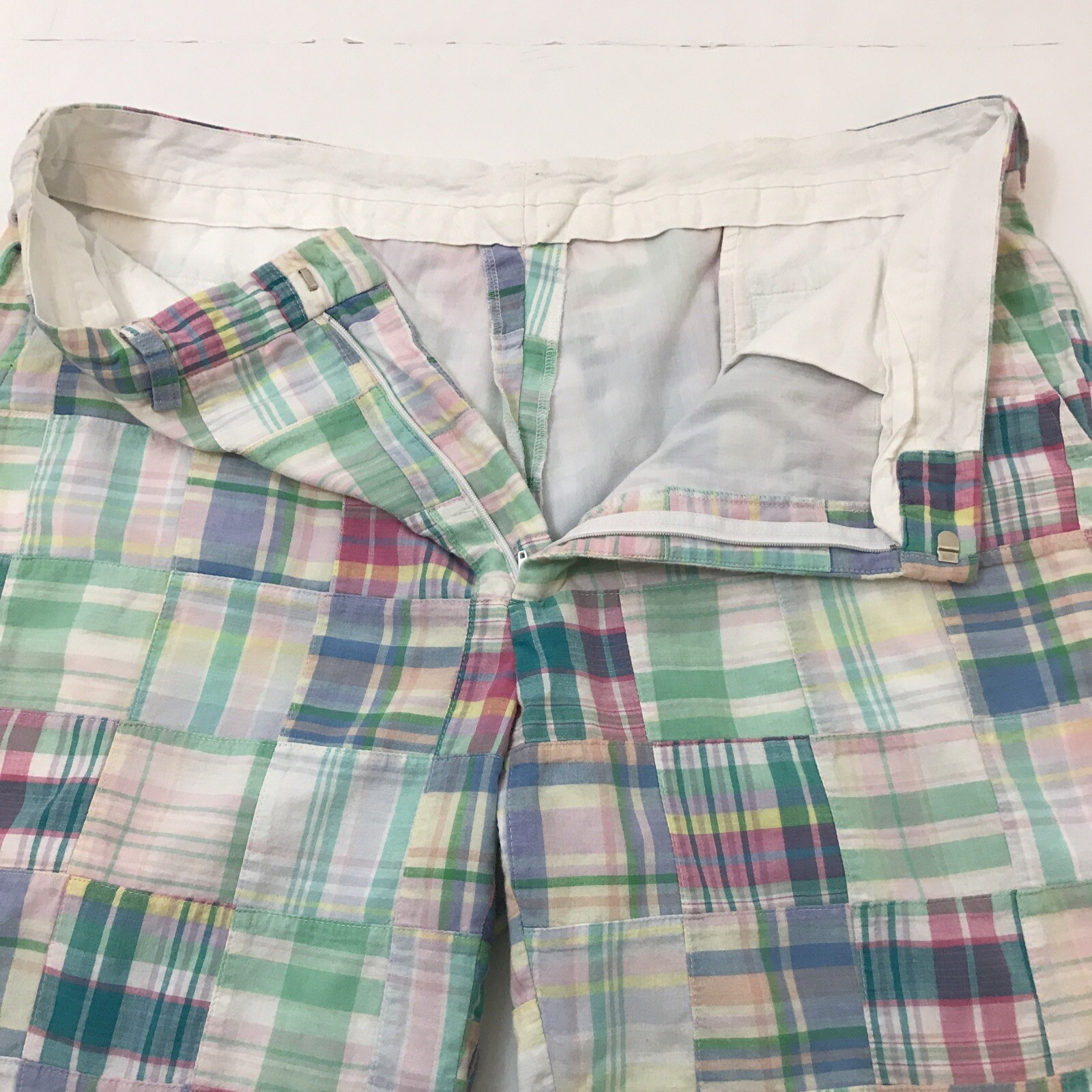 Pendleton Men's Plaid Patchwork Flat Front Casual… - image 4