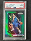 2018 Panini Prizm Green Prizm #250 Jalen Brunson RC Rookie Mavericks PSA 10