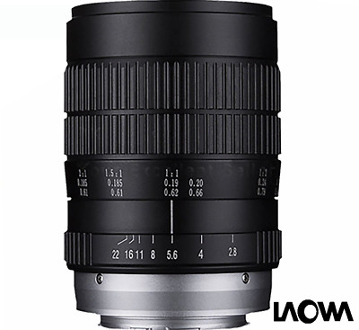 Laowa 60mm F2.8 Ultra Macro Full Frame Manual Lens for Canon EF